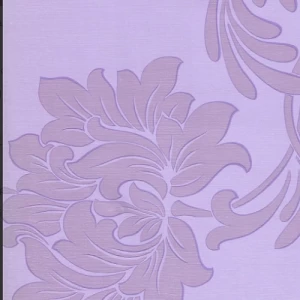 Floral Wallpaper Size 10m×53cm Purple Color | Luxury line