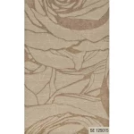 Italian Wallpaper Dark Beige Color Floral Design, Size 10mx0.73m, Model 125015