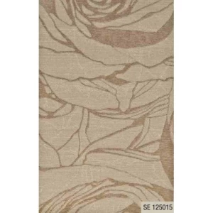 Italian Wallpaper Floral Design Dark Beige, Size 10m x 0.73m, Model 125015 | Balbaid Decor Company