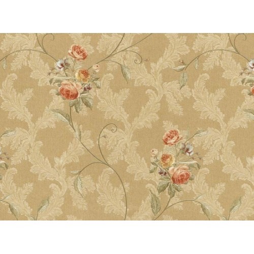 Italian Wallpaper 10m x 1.06m Beige Color, Model 7304 | Balbaid Decor Company