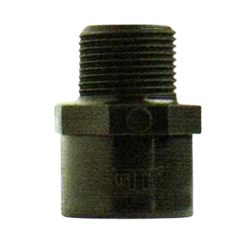 UPVC Male Socket 1×32 mm, PN 16 Bar Dark Gray | The united gulf for plastic products