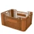 صندوق تخزين HDPE بلاستيك للأغراض الشخصية، أبعاد 51×39×24 سم، بني اللون، رمز المنتج 70QAR