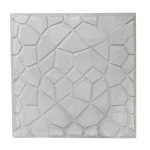 Patterned Cement Tile With Special Engravings, Size 40x40 cm, Height 4 cm, Cement Color | Al Sarif Company