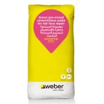   Green Cementitious Paste For Fair Face Repair - weberep FFC Brand Weber   20 kg Light grey   