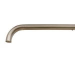 Wall Bathroom Washbasin Mixer With Frame, Depth 30 cm, Width 7 cm, Matte Nickel Color, Italian