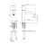 Bathroom Washbasin Tap Middle 23.4×15 cm Chrome and White Carrara Marble | Hatch Company - Image 2