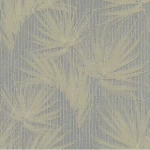 Italian wall covering, gray color, length 10 m, width 0.53 m, model 63004