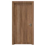 باب بريميوم خشب طبيعي مقاوم للتآكل، لون بني فاتح، مقاس 235×115 سم، سمك 6 سم، موديل M02