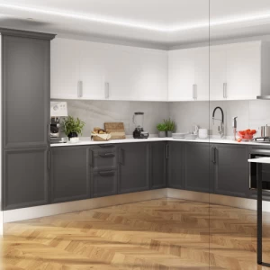 Aluminum Kitchen White Artificial Acrylic Marble Hydraulic Hinges | Abyat Company