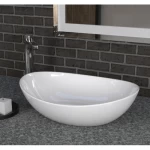 Over Counter Top Hand Washbasin Size 34.5×44×12.5 cm, Off White Color | Saudi Ceramics Factory