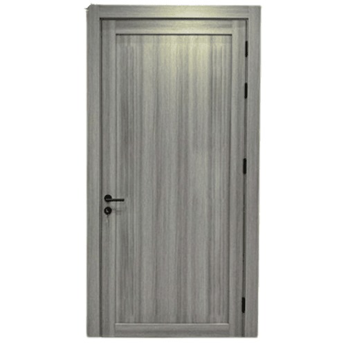 Single WPC Wooden Door 6 cm Thickness Gray Color | 6010121