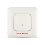 مفتاح سخان مفرد 20 أمبير ثنائي القطب مع لمبة ليد وطباعة، لون ابيض، 7×7 سم | سبكترا