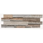 Ceramic Tiles, Width 53 cm, Length 18 cm, Color Beige, Model Azteca