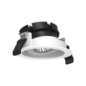 LED Spotlight Adjustable 9W 3000K 75mm Cutout Black | 9202