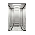 Machine Room-less Passenger Elevator (Compact), 800 KG Load, 10 Persons Capacity, 1.75 m/s Speed, Shiny Stainless Walls with PVC Flooring
