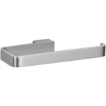 حامل مناشف ستانلس ستيل مقاس 4×22 سم، ارتفاع 12 سم، لون رمادي 