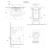 Washbasin With Complete Base 48x61x85.5 cm | Saudi Ceramics - Image 2