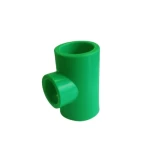 PPR Tee Reducer Size 25x32 mm Pressure 25 Bar, Green Color | Bonyat Albenaa (BAF)