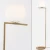 Tall Floor Lamp, Height 153 x Diameter 21 cm, Gold Color