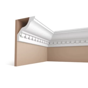 إكسسوارات سقف فوم PU مقاس 244×7×8 سم لون أبيض | شركة زخارف