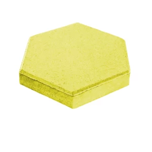 Hexagonal Interlock Paver Tile 8 cm Thickness, 20 cm Size, Yellow | AL ARMAK COMPANY