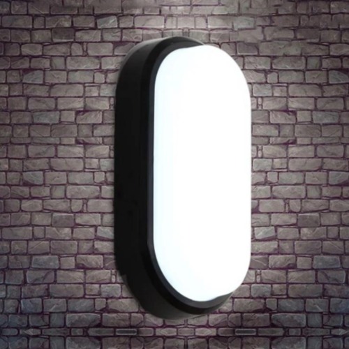 وحدة إضاءة ليد جداريّة ثابتة 20 وات، 25×15 سم، لون أسود | متجر ماتكل