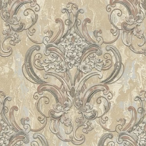 Italian Wallpaper 10m x 1.06m Beige, Model 83419 | Balbaid Decor Company