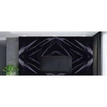 بديل رخام للصالات صيني طول 290 سم عرض 244سم لون اسود بعروق رمادي فاتح