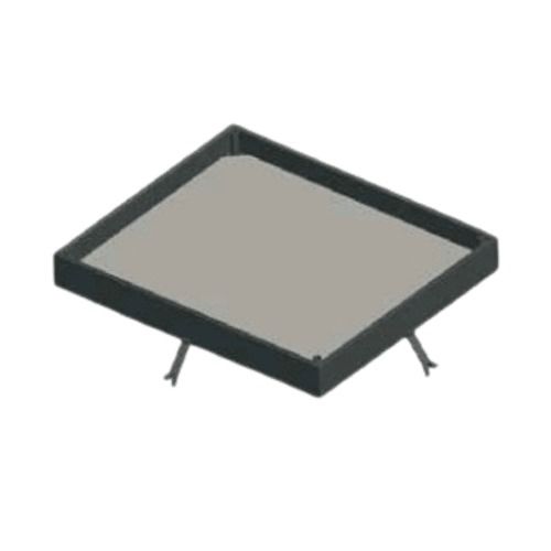 غطاء مانهول تجويف داخلي حديد مطلي مقاس 500×500 ملم مربع حمولة ثقيلة C250/D400 لون رمادي | سعودي كاست