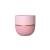 Concrete planter pot, Circular shape, 50 cm in width, 50 cm in height, pink color