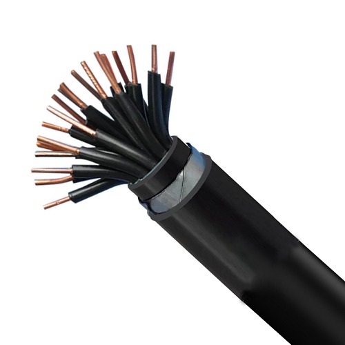 كابل تحكم نحاس مصمت 4 مم 24 خط، جهد منخفض 600/1000 فولت، مسلح STA، معزول وغلاف PVC | شركة كابلات جدة