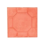 Cement Decorative Tile Geometric Design, Length 40 cm, Width 40 cm, Height 4 cm, Light Red | Al Sarif Company