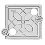 غطاء مانهول   العربية مقاس 50 × 50 سم، مربع الشكل  حموله 3 طن  لون رمادي  