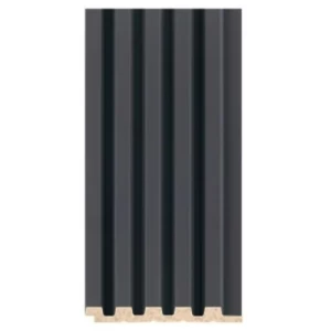 WPC Wood Replacement For Facades 12x290 cm Rectangle Plain Gray | Luxury line