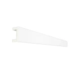 Wall Cornices with Exterior Design, 17.5 cm Height, 10 cm Width, 2.48 m Length, White Color | Zakharef Company