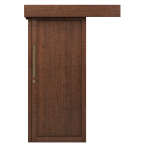Premium Sliding Wooden Door 110×265 cm Brown, Model TR7 | YT-52395471