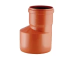 UPVC Coupling Reducer Chanal  Size 110 × 75 mm Color Orange 