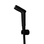 خلاط شطاف ستانلس ستيل 304 ، مزود بلي (هوز) بطول 1.2 متر ، اسود مطفي، مقاس 8.6 × 15 سم ، الضغط 15 بار