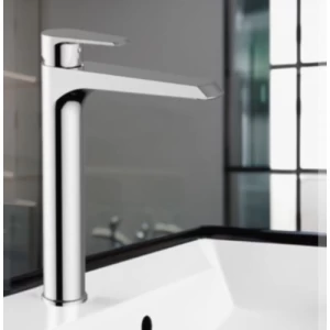 Bath Washbasin Mixer 29.5 cm, Chrome | Saudi Ceramics