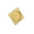 Square Drain Cover, Gold Color, Size 15x15 cm