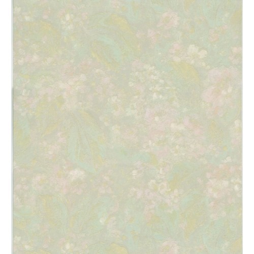 Italian Wallpaper Light Green Color, Length 10m, Width 0.73m, Model 24007 | Balbaid Decor Company