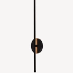 Wall Lighting Unit, Soft Light, Dimensions 47x32 cm, Black