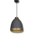 Single Ceiling Hanging Pendant, Gray and Gold Color