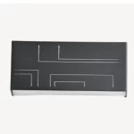 Beat Wall Light, Black Color, Size 27 x 11 x 7.8 cm
