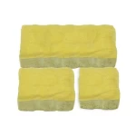 بلاط انترلوك يافا ارتفاع 6 سم مقاس 13سم × 25 سم، 19 سم، 13 سم (3 قطع)  لون اصفر | شركة ارتك