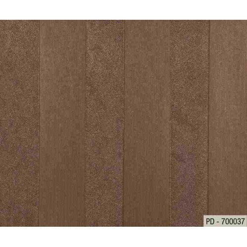 Italian Wallpaper Striped Design 10m x 1.06m, Brown, Model 700037 | Balbaid Decor Company