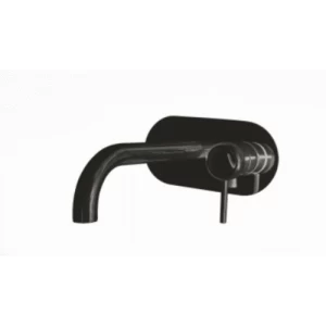 Tall Wall Washbasin Faucet 30×20.8×10 cm Shiny Titanium | Hatch Company