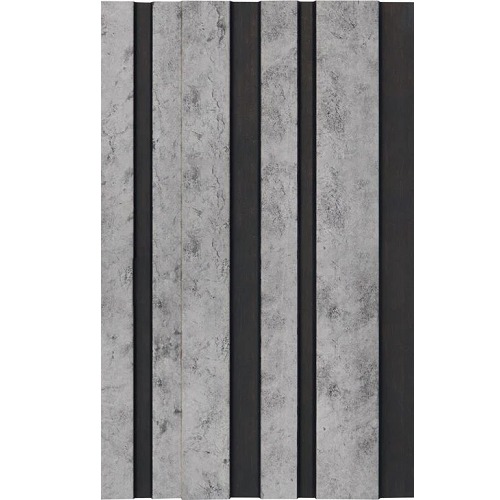 Wood Alternative for Decoration 290x20 cm Rectangle, Gray and Black | Luxury line