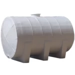 خزان مياه الحبيب افقى مصنوع من فايبر جلاس سعة 10000 لتر   الطول 4.5  متر