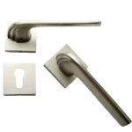 Separated Doors Handles, Silver Color